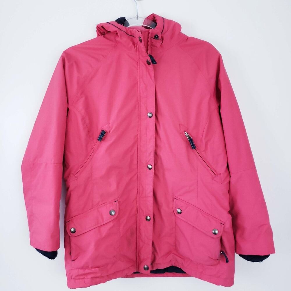 Lands' End Kids Coat Jacket Parka Winter Pink XL Hooded Jacket  Winter Warm